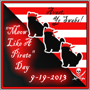 Meow Like A Pirate Day 9.19.2013