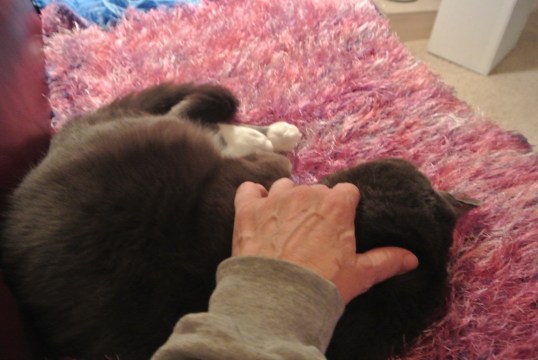 Resting hand on my neck for 20 minutes