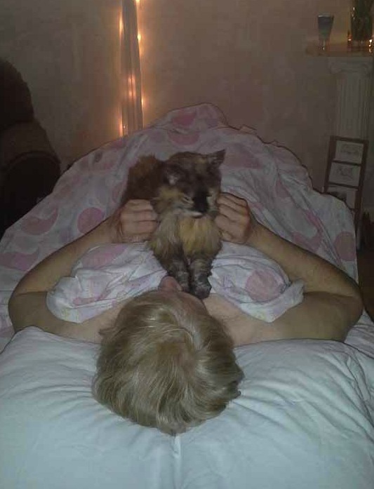 Now breathe deeply and let me know if the pressure is too much