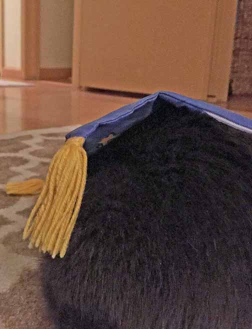 She surely can no longer see me...umm...wonder if my butt looks too big?