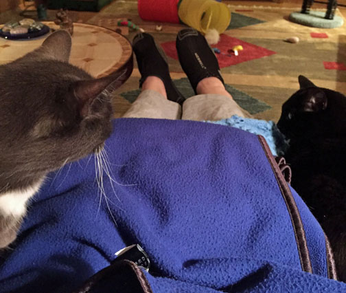 AHA! Caught you TKS! Stealing Mom L from me!